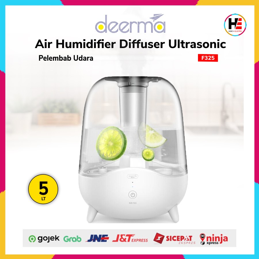 Deerma F325 Air Humidifier Diffuser Ultrasonic 5L Pelembab Udara