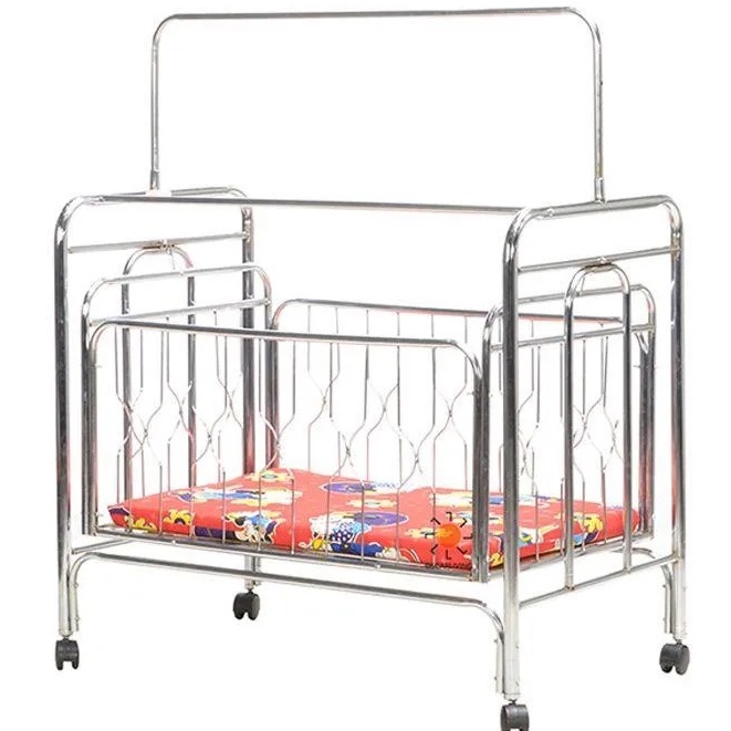 Ranjang Anak Baby Box Besi Ayun + Kelambu