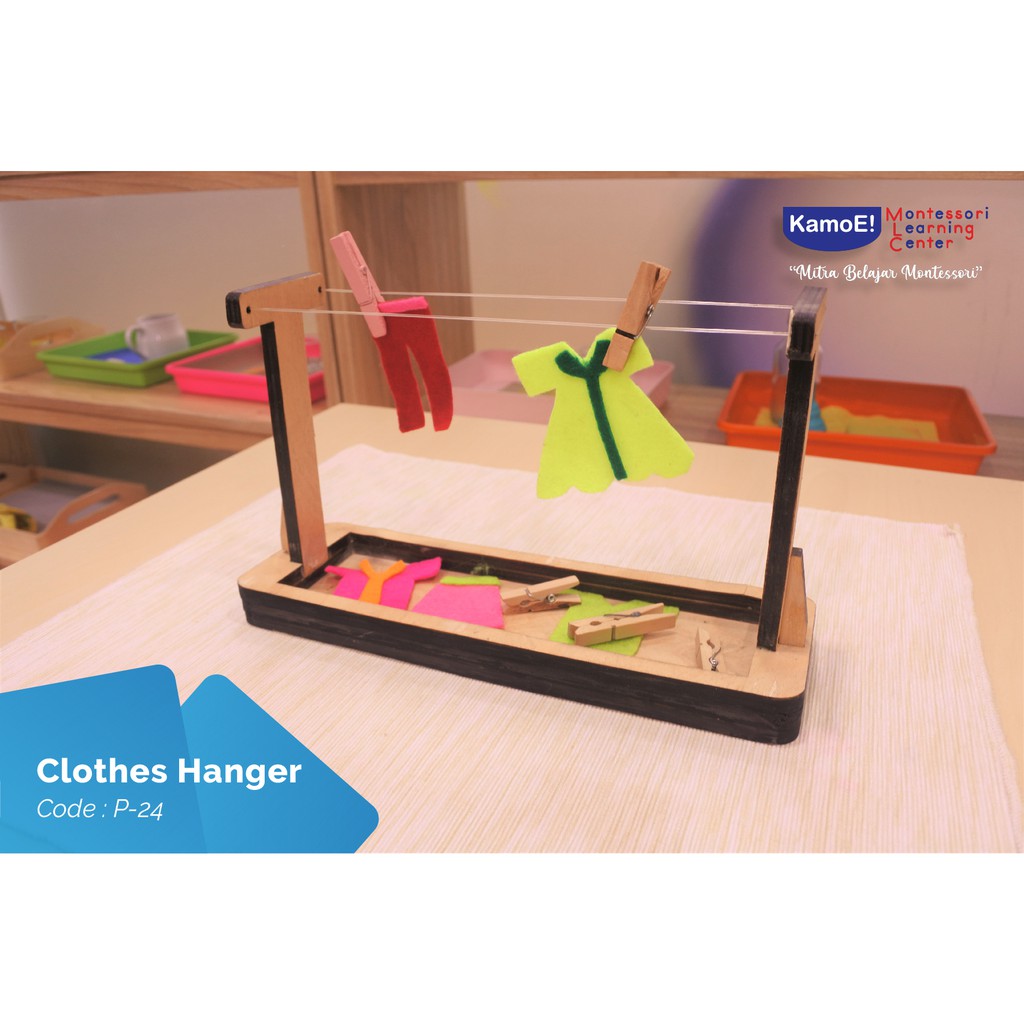 Clothes Hanger Montessori Material