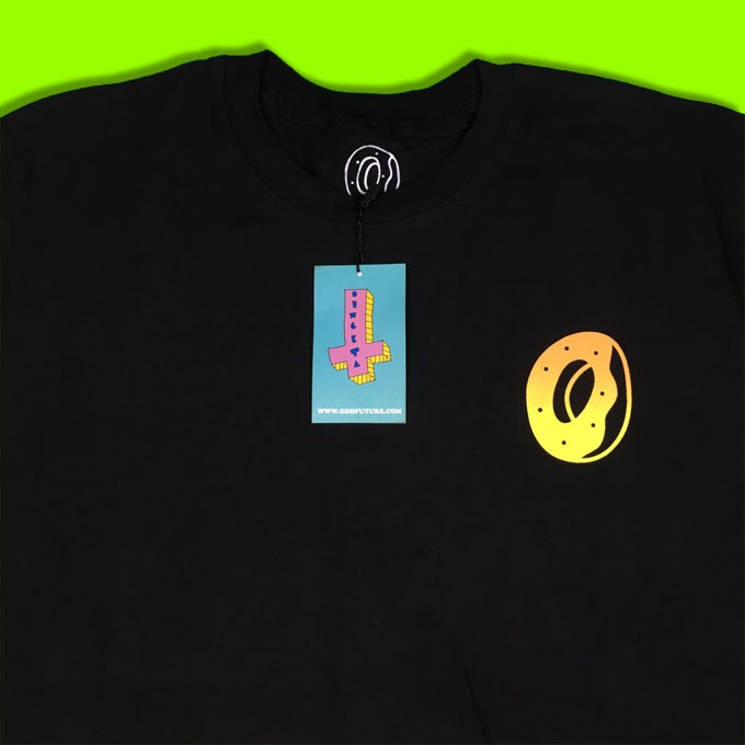 odd future x santa cruz fade black hoodie