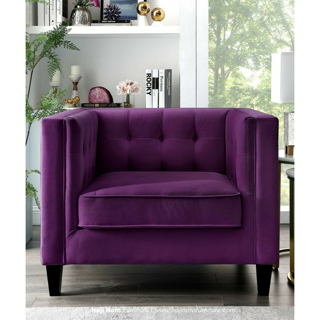 Sofa Single Bankes - Kursi Tamu Sofa Minimalis Modern