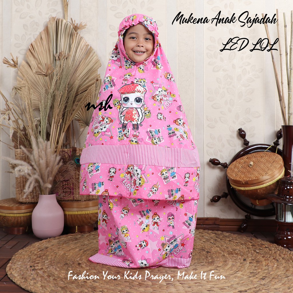 [𝓷𝓼𝓱] Mukena Anak Sajadah LED-4
