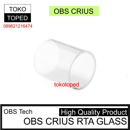 Replacement Glass for OBS CRIUS | glass tube for vaporizer vapor