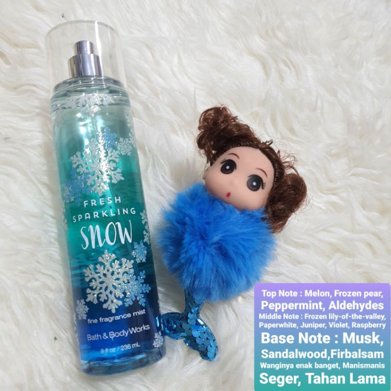 BBW BATH AND BODY WORKS FRESH SPARKLING SNOW 236ML