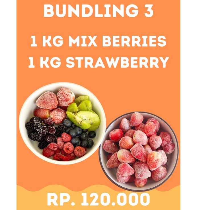

Strawberry & Mix Berries Bundling 3
