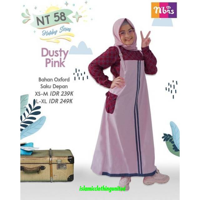 NIBRAS TEEN GAMIS REMAJA NT 058 NT58 TERBARU - DZ