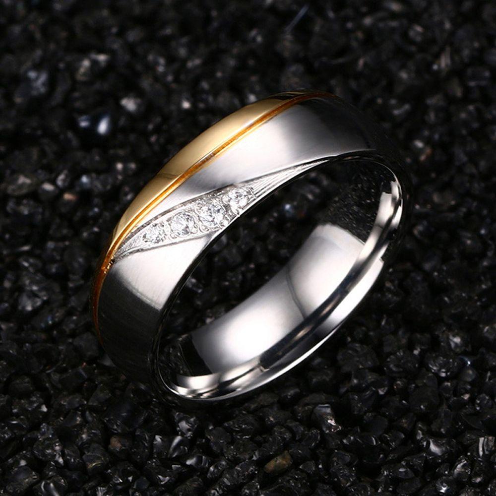 Cincin LILY Band New Anti Karat Wanita Pria Emas 18K