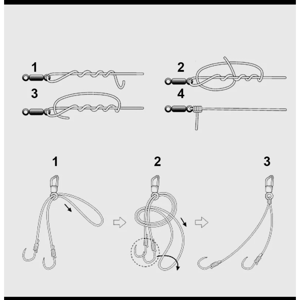 KILI KILI ROLLING SWIVEL STAINLESS STEAL ANTI KARAT 1 BUNGKUS ISI 10 PCS