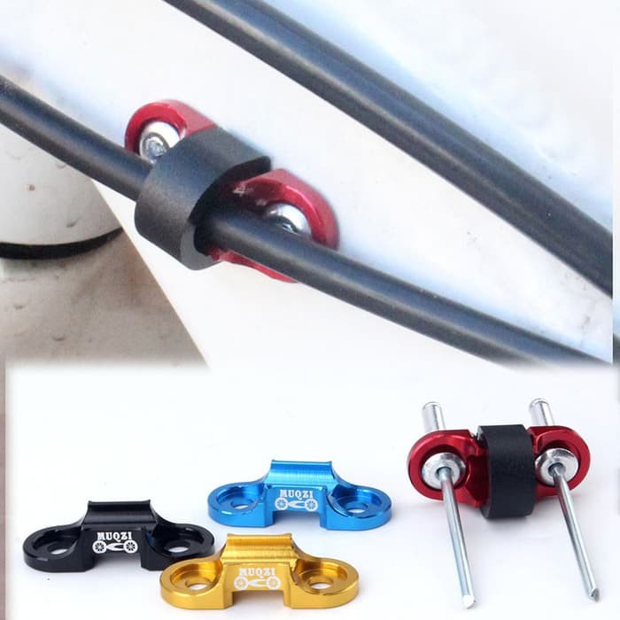 1 X Cycling Aluminum Alloy Bicycle Bike Shifter Brake Cable Guide Clam ML1497