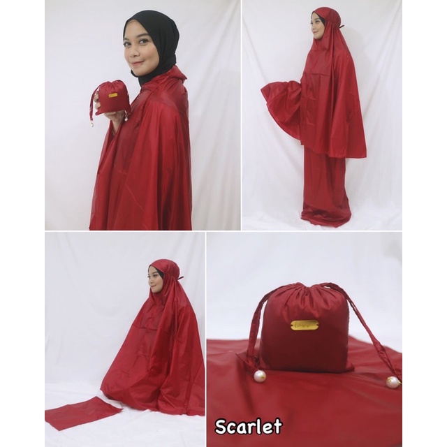 READY Mukena Tavva Travel Mini 2in1 - Scarlet