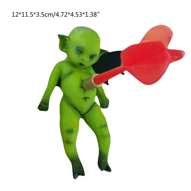 Zzz Mainan Dart Devil Magnetik Model Tempel Dinding Untuk Dekorasi Halloween