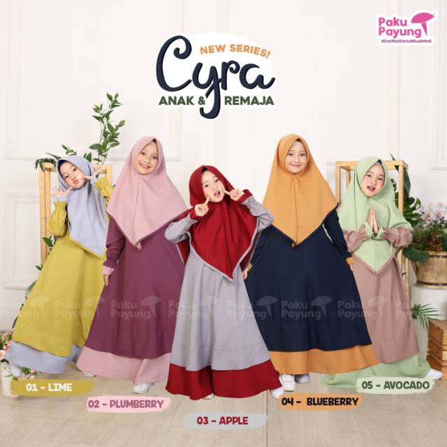 GAMIS ANAK CYRA BY PAKU PAYUNG