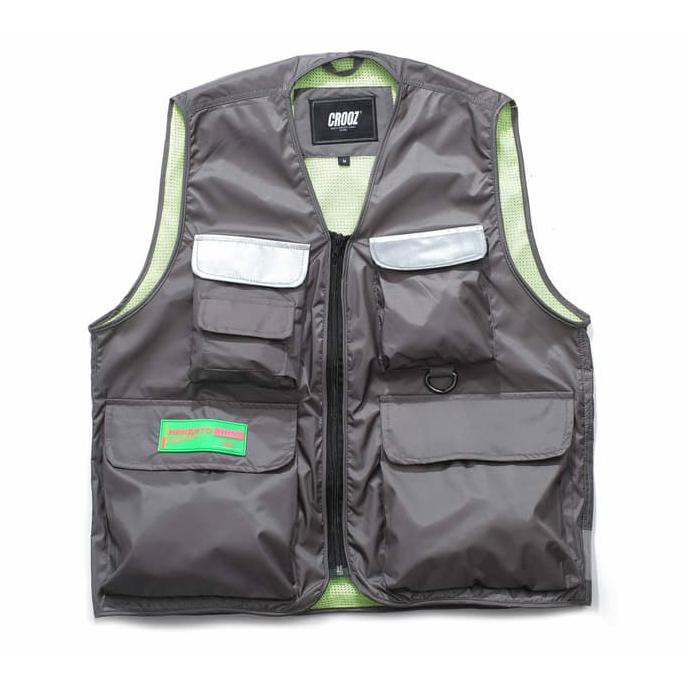 PROMO☀ jaket pria keren kekinian CROOZ X NINDITO VEST JACKET - L BELANJA-SEKARANG