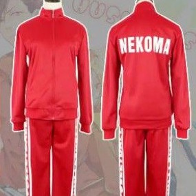 jaket anime haikyuu karasuno nekoma / celana nekoma