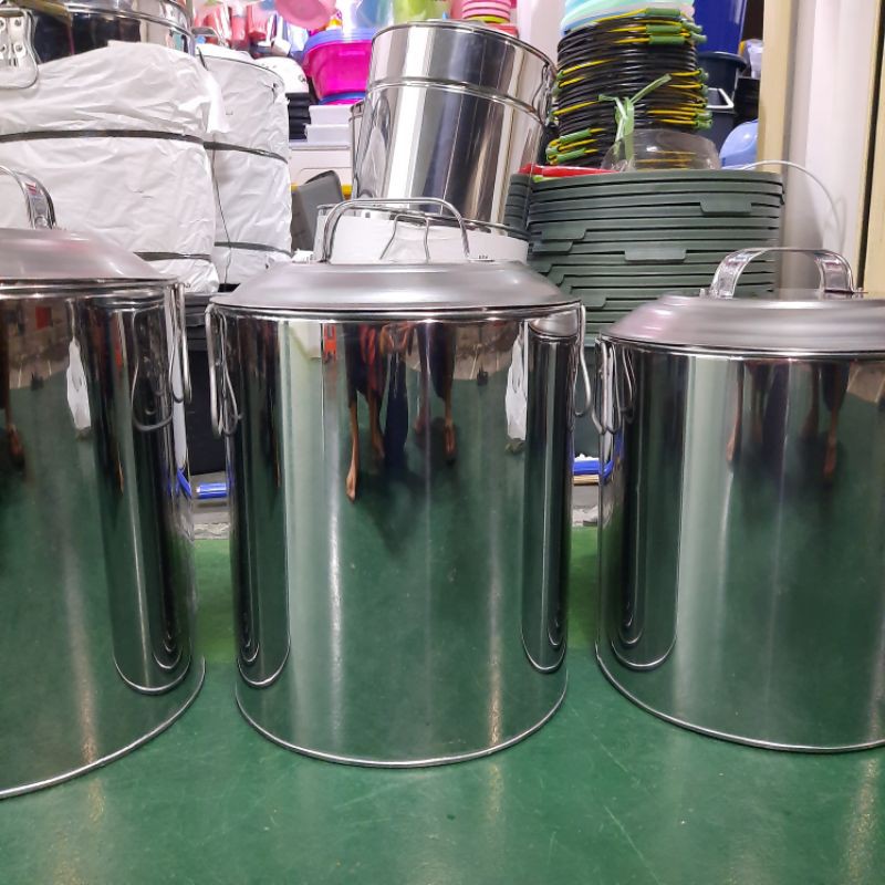 Panci Tinggi Stainless / Dandang / Tong Air / Panci Masak Uk 28-30-32-35 Cm