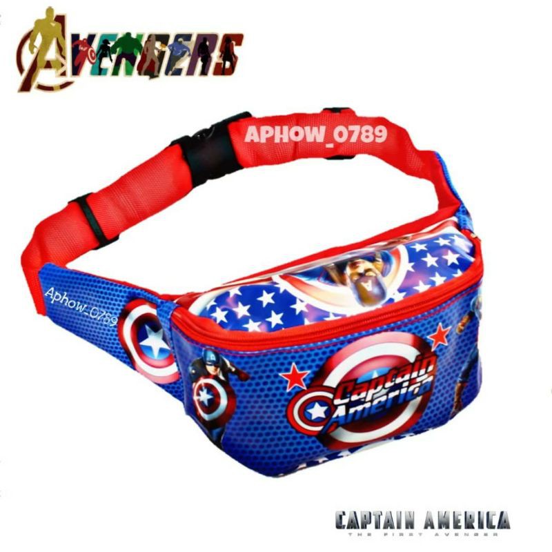 WAISTBAG ANAK AVANGERS 1-10THUN ULTRAMAN/SPIDERMAN/BATMAN/C.AMERICA