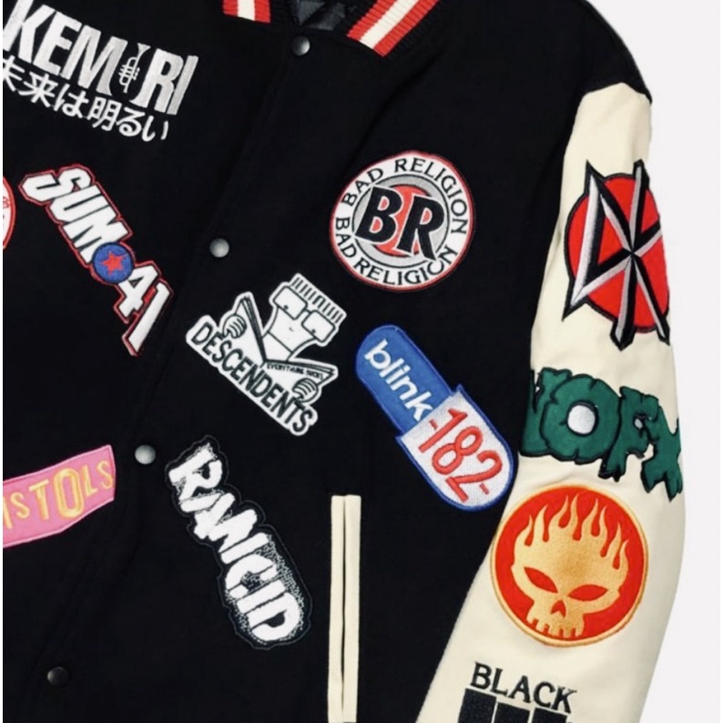 JUAL RUGI!! Varsity Jacket Hoax Cuihh, Ukuran XL