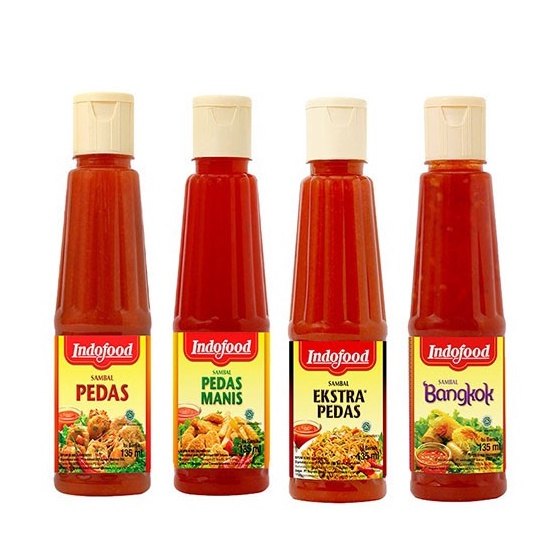 Jual INDOFOOD Sambal Pedas/Pedas Manis/Ekstra Pedas/Bangkok/Pedas ...