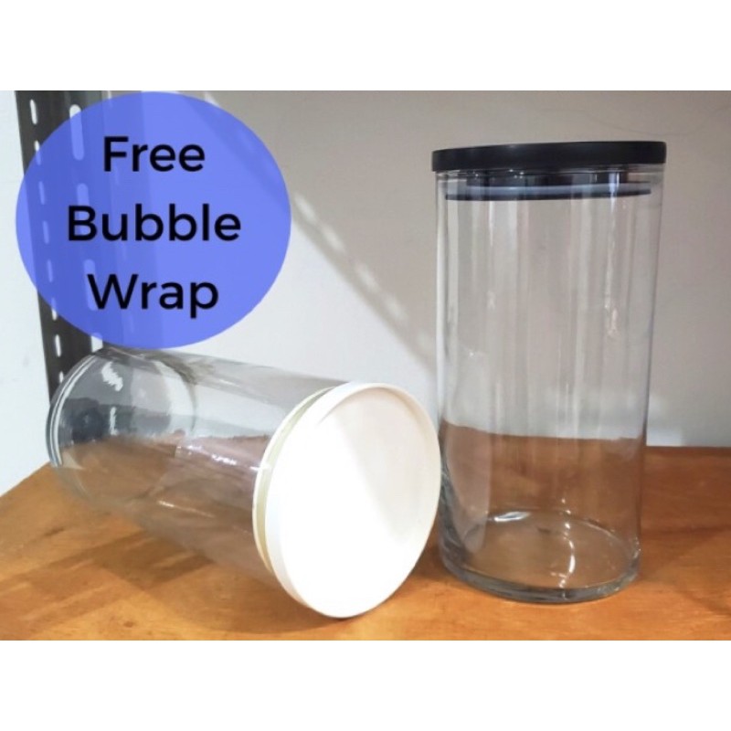 Toples Kopi Kaca Kedap Udara 1 Liter