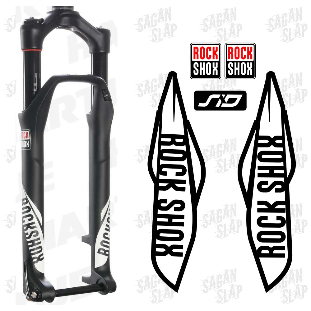 Stiker fork ROCKSHOX SID RLC  Sticker decal fork sepeda mtb downhill