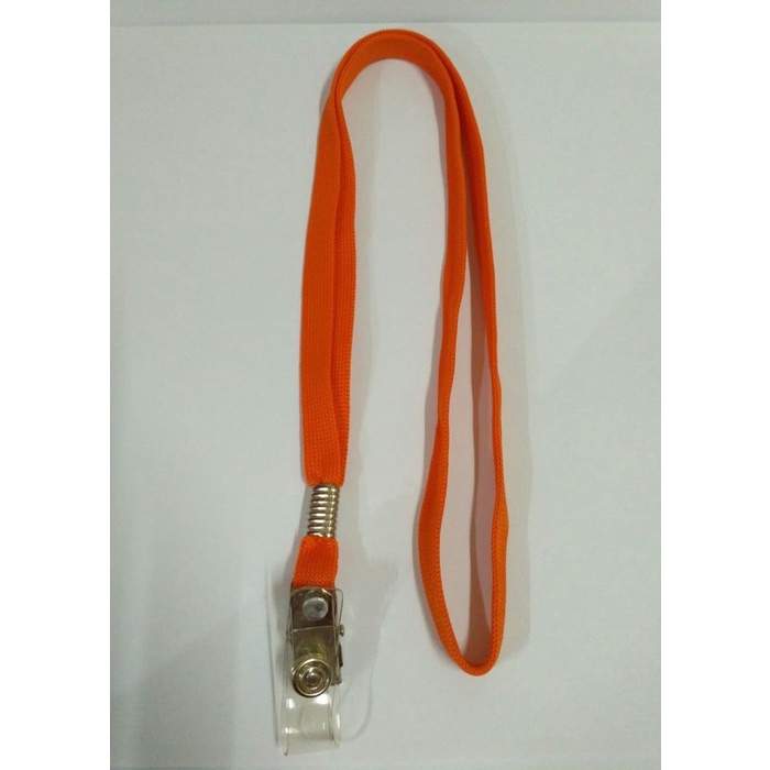 

Tali Gantungan ID Card Jepit - Orange