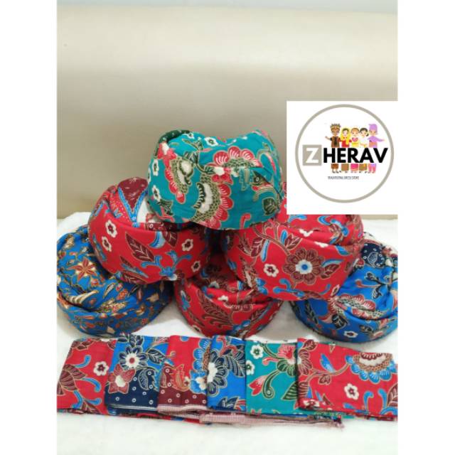 Blankon Abang Jakarta / Blankon Betawi abang jakarta ukuran Dewasa