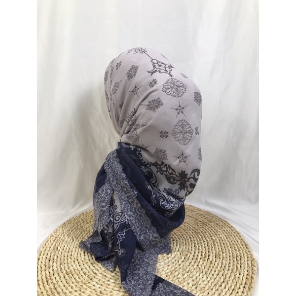 Jilbab Motif Voal segiempat-28