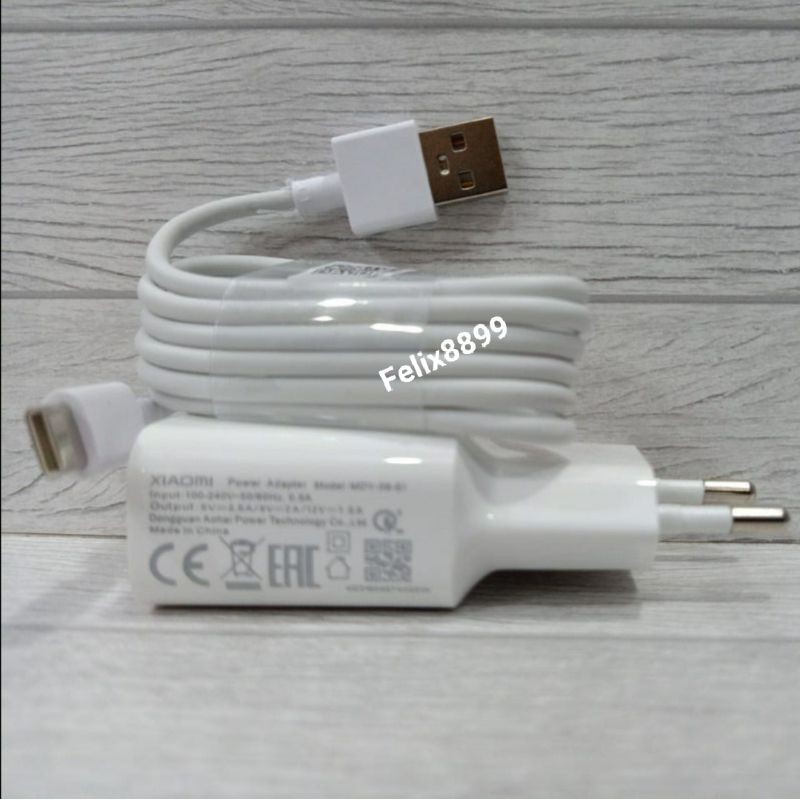 Charger Casan Xiaomi Fast Charging 18Watt Quick Charge 3.0 Usb Type C dan Micro