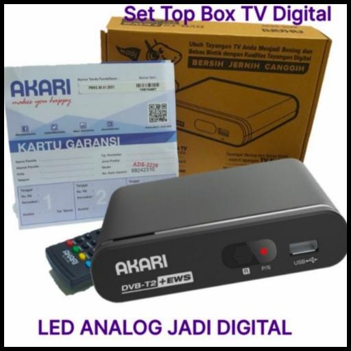Set Top Box Digital Tv Receiver Stb Dvb-T2 Akari Ads-2230