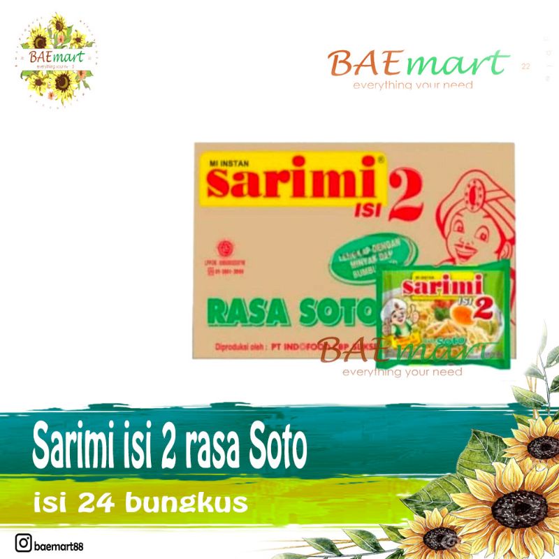 Sarimi Soto isi 2 mie instant Dus - GROSIRAN TERMURAH