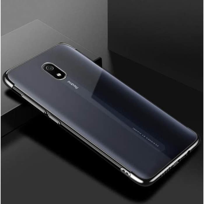 Xiaomi Redmi 8a Soft Case Luxury Plating List Chrome