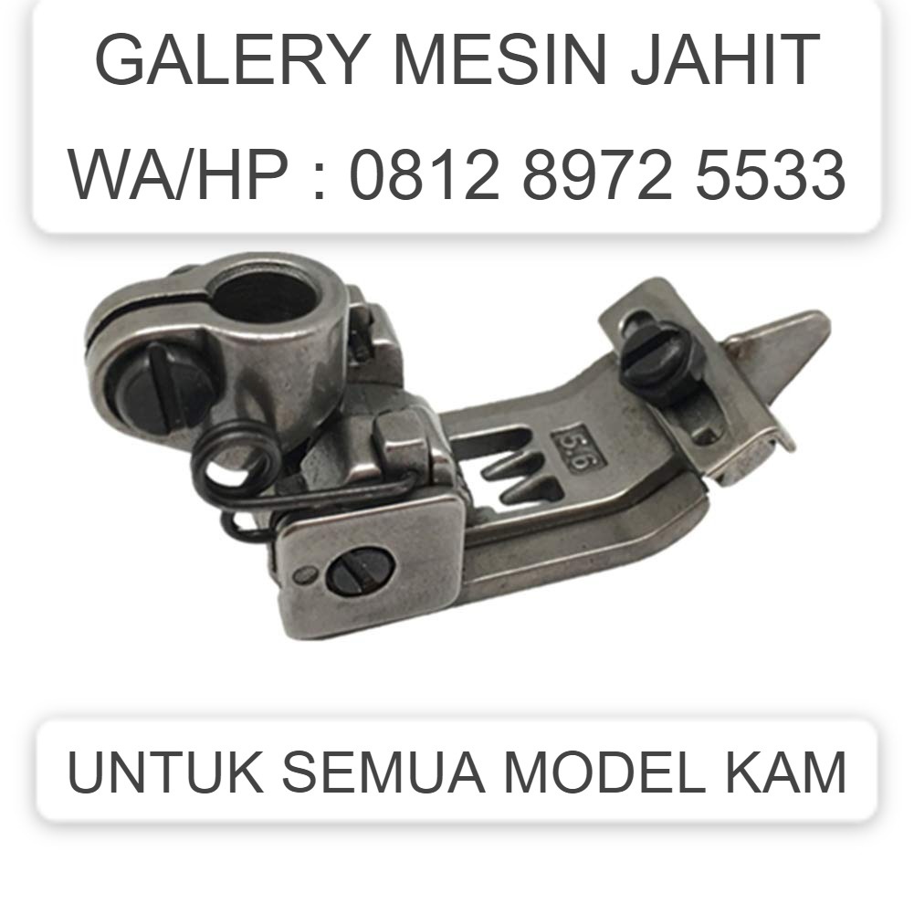 sepatu mesin jahit overdeck/kamput ukuran 5.6mm (normal) - industri