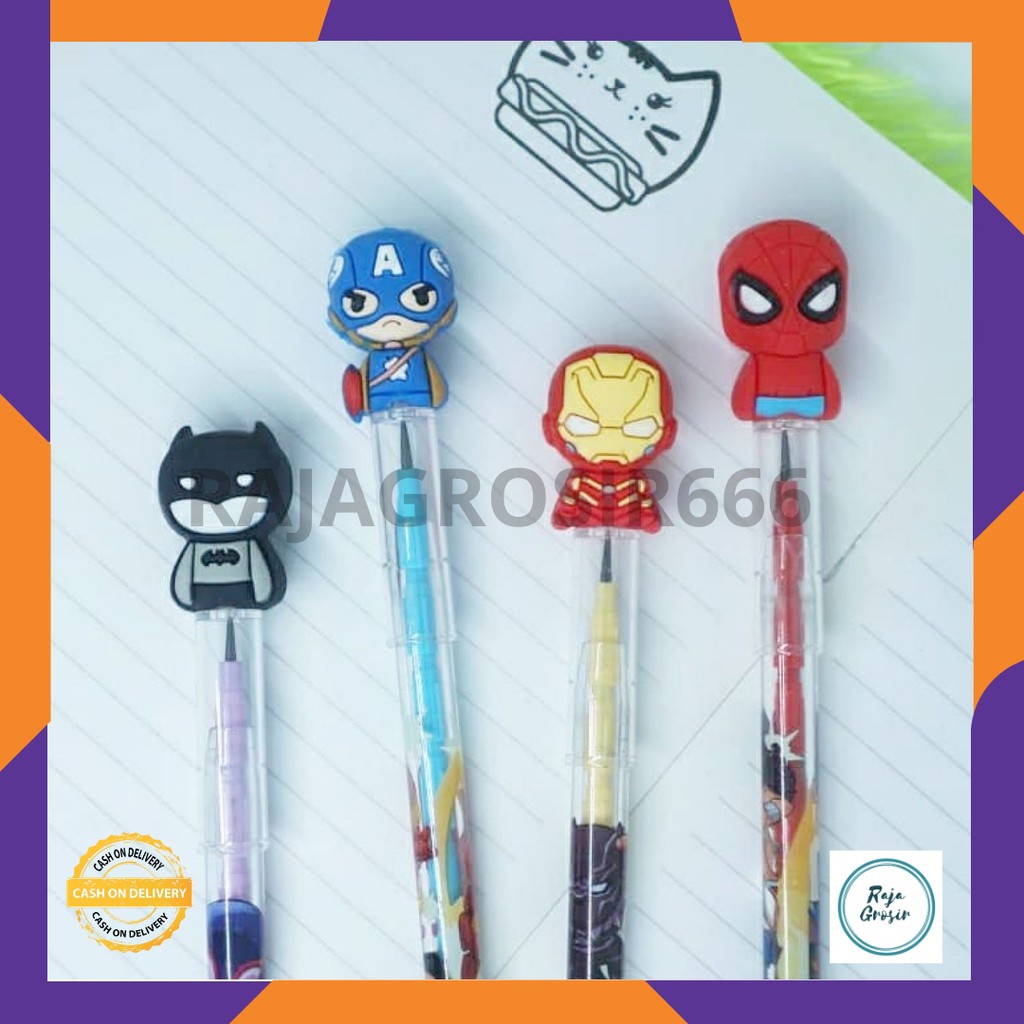 

COD pensil susun avengers pencil bensia marvel alat tulis sekolah lucu imut stationary