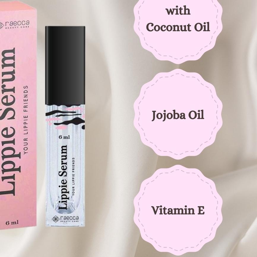 Lippie Serum by Raecca Lip Serum Mencerahkan Bibir | 100% Original Product