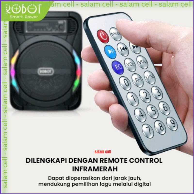 Spiker Bluetooth Robot RB450 Speaker 8inch Original Bergaransi