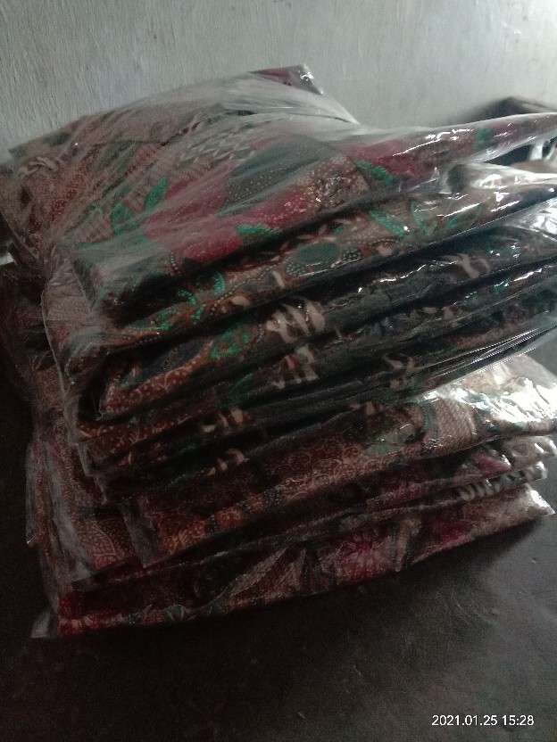 Cod. Bayar Di Tempat. Maura Couple - Sania Ruffle Batik Couple Ori Ndoro Jowi Garansi Termurah