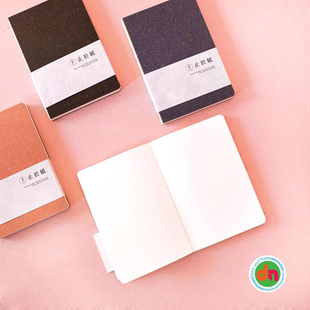 Buku Tulis Polos Our Story Begins Minimalist Plain Notebook Bagus