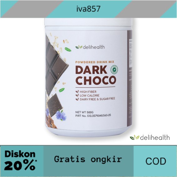 

PROMO Delihealth Fiber DARK CHOCO 500gr GRATIS ONGKIR