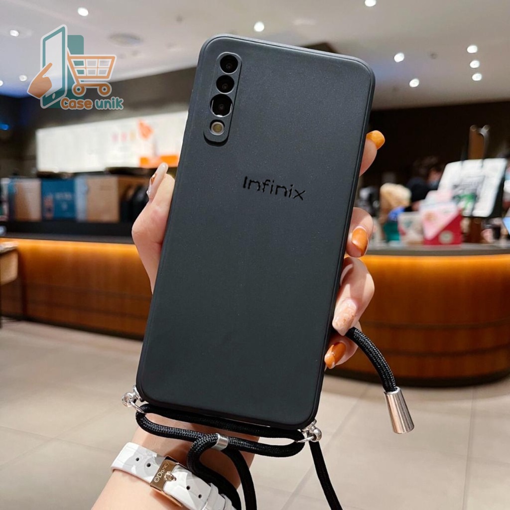 SOFTCASE SLINGCASE ORIGINAL SILIKON PELINDUNG KAMERA INFINIX SMART 4 5 NOTE 8 10 CS3914