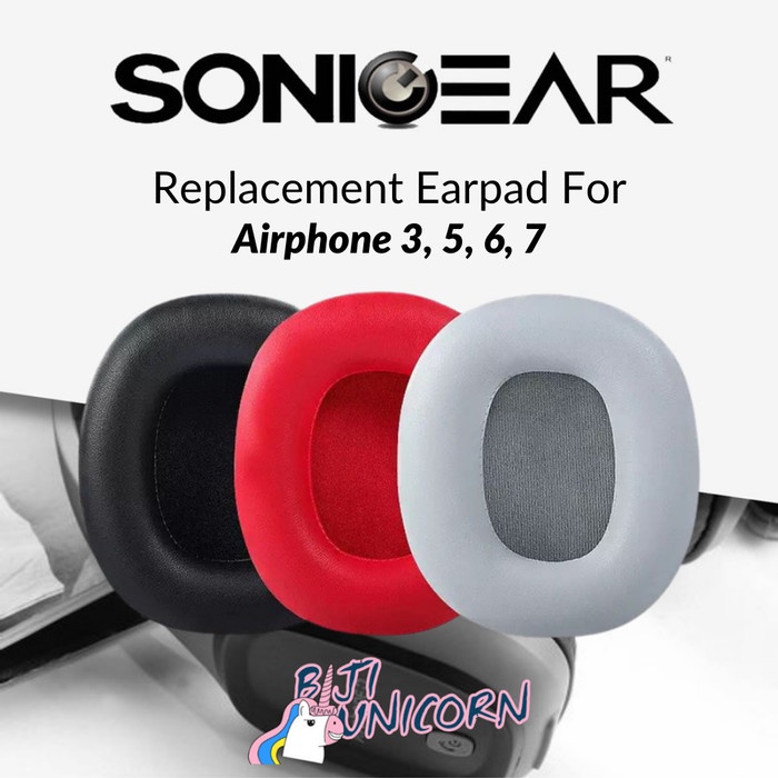 Earcup Earpad Ear Cushion Sonicgear Airphone 3 5 6 7 Busa Foam Premium