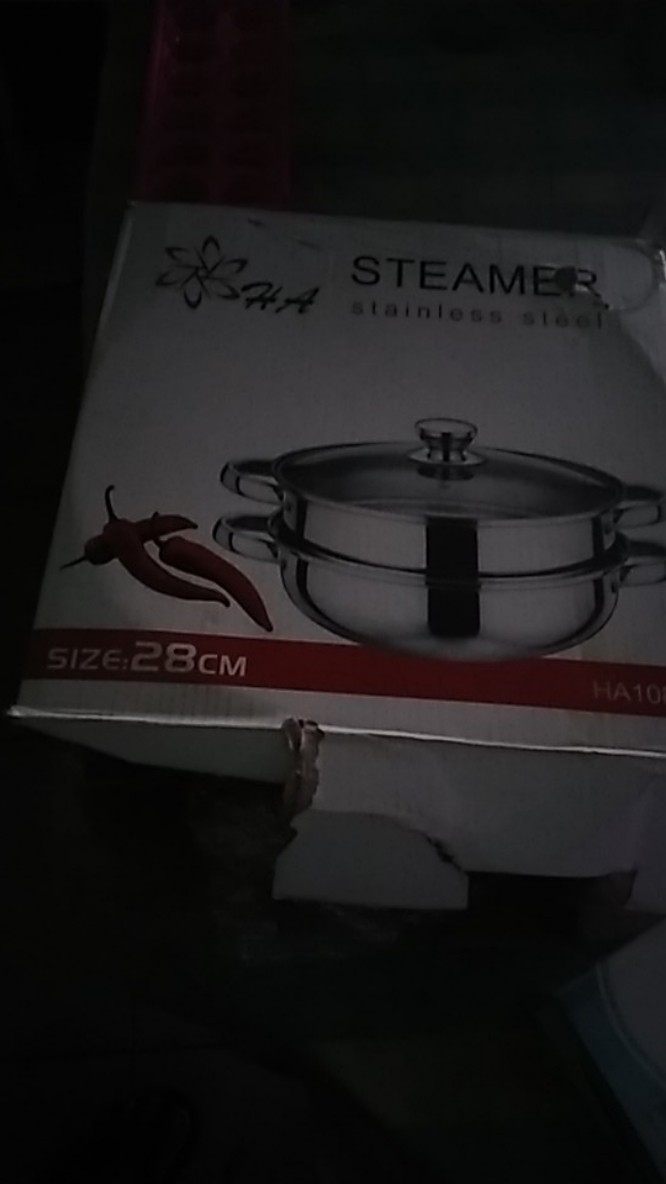 Panci Steamer Panci Kukus Susun Stainless Steel Double Pan Serbaguna