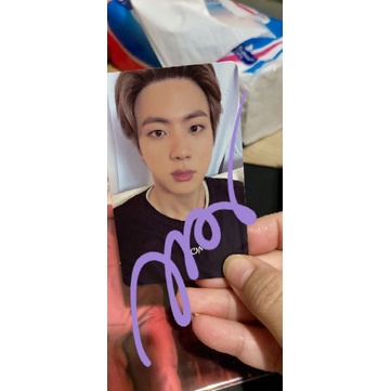 photocard jin mots one bluray (booked istri Suga)