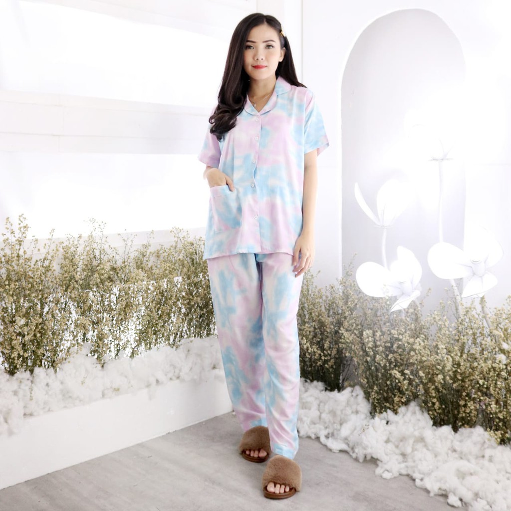 HOPYLOVY - Piyama Motif Tie Dye Mira