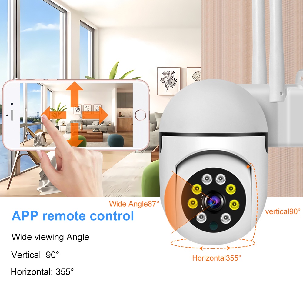 New Speed dome mini PTZ Human Tracking V380 HD 8MP FULL HD Wifi Cctv Ip Kamera Wireless