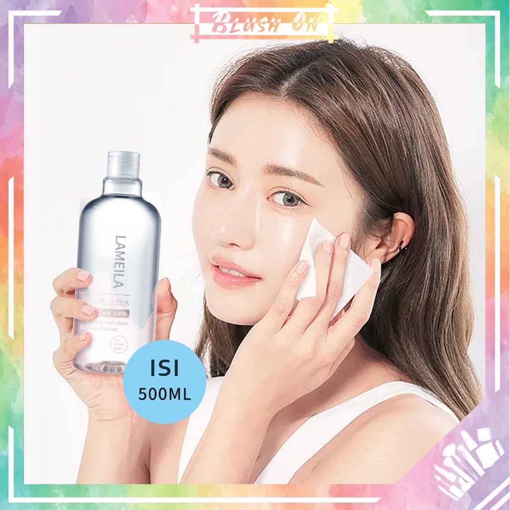 LAMEILA Make Up Remover Pembersih Wajah Cairan Penghapus Riasan Moisturize Semua Jenis Kulit 3029