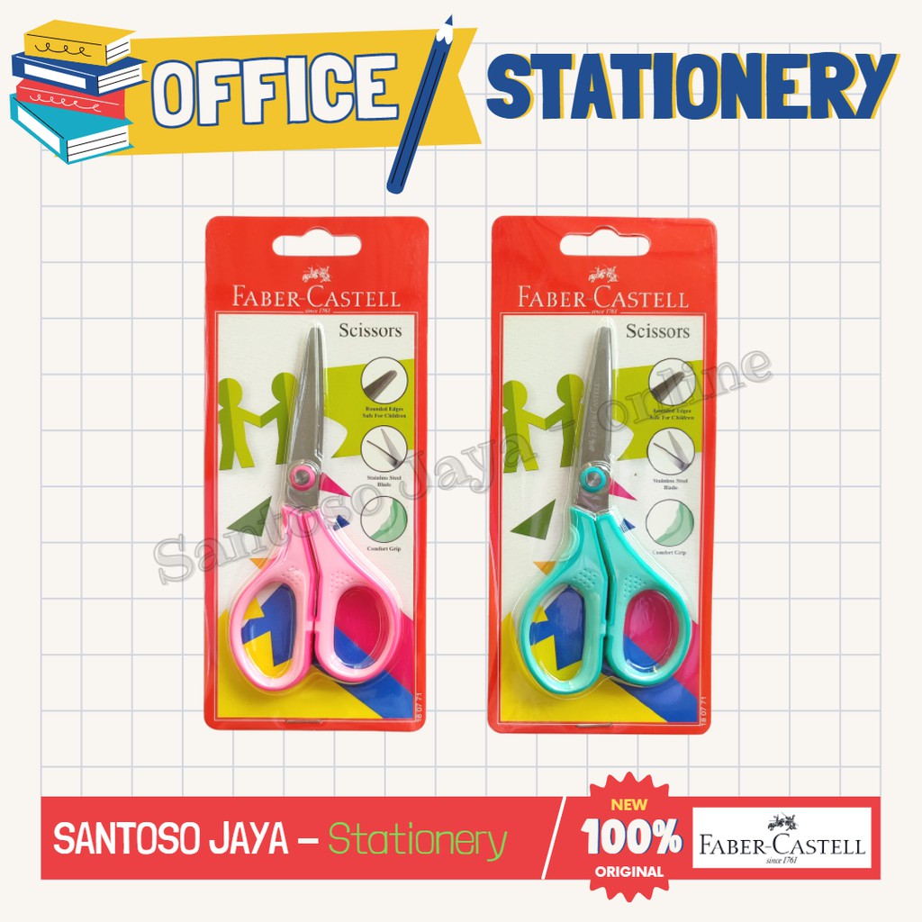 

Gunting FABER CASTELL 1871 - Scissors FABER-CASTELL 180771 - 13 cm