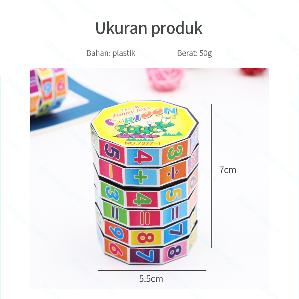 Mumystation Mainan Edukasi Anak Rubik Kubus digital