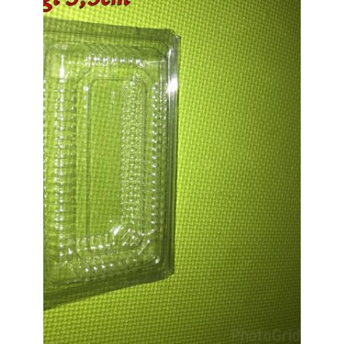 ← Isi 100pcs ukuran 4 BOX MIKA PLASTIK bening lipat staples tempat wadah kue makanan nasi kuning ☼
