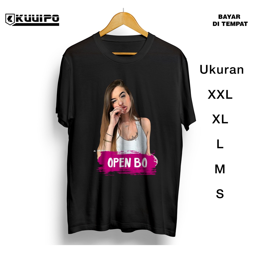 Baju kaos Distro open bo DTF