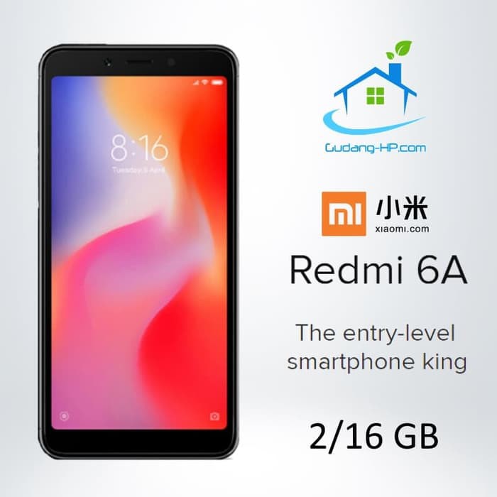 

Xiaomi Redmi 6A 2/16GB Garansi Distributor - Global Gold